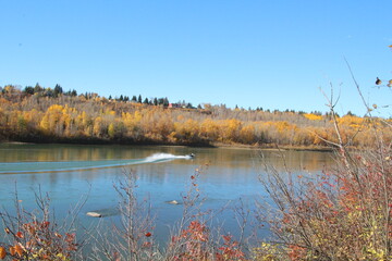 Boating Down The River, William Hawrelak Park, Edmonton, Alberta