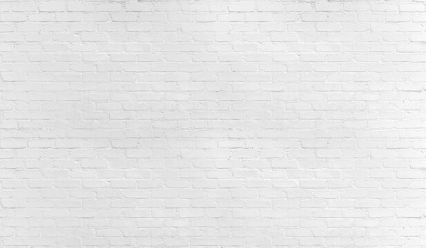 Fototapeta Rustic Texture. Retro. Old White brick wall texture for background. Mordern Vintage Structure,  Copy, text, wording and graphic space.