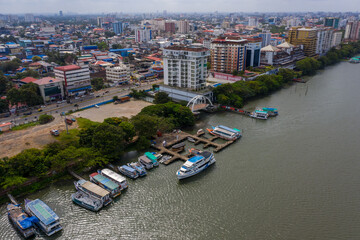 Kochi Marine drive and vallarpadam bridge