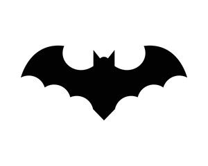 Halloween bat silhouette vector design