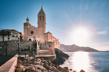 Amanecer en Sitges