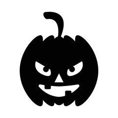 Halloween pumpkin silhouette vector design