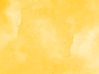 Beautiful elegant yellow watercolor background