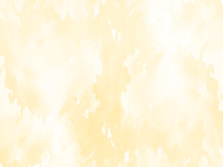 Bright soft yellow watercolor texture background