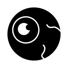 eye silhouette style icon vector design