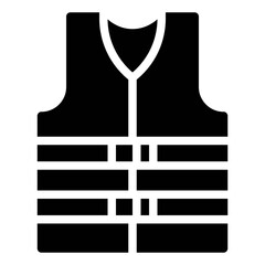 Life jacket icon, Summer vacation related vector