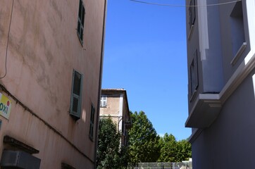 Corse: Ville de Corte.