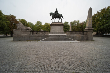 stuttgart germany, city center with sights