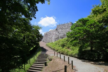 霞ヶ城公園・天守台（福島県・二本松市）