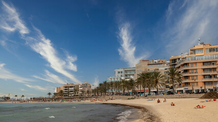 view of buildings by the sea