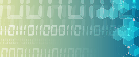 Technology data background, idea of global business solution