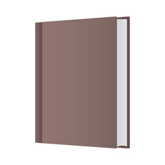 Isolated mockup gray notebook vector design