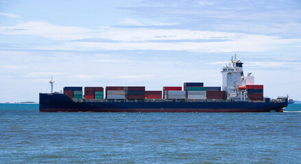 Container ship Import and export business