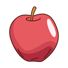 Isolated apple fruit vector design