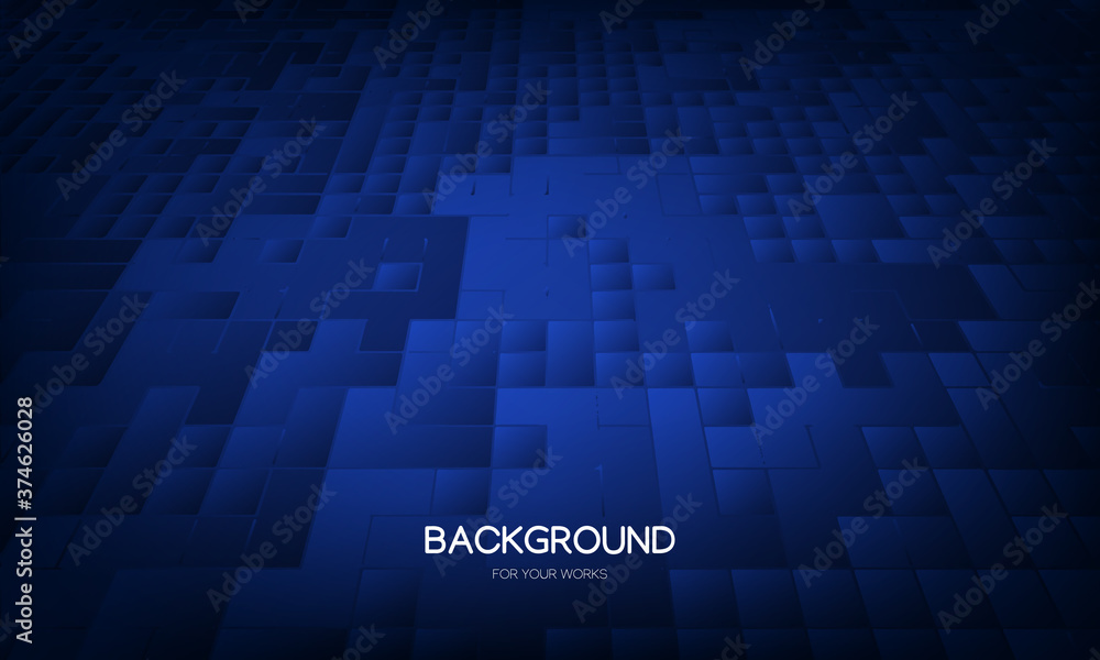 Poster blue abstract background. futuristic and technology concept. for use in all types of design work. ve