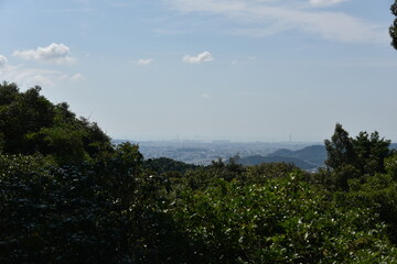 Fototapeta na wymiar 日本の兵庫県姫路市での登山