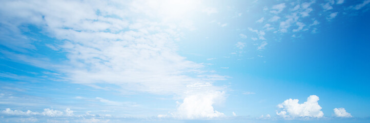 Fototapeta na wymiar blue sky and clear background
