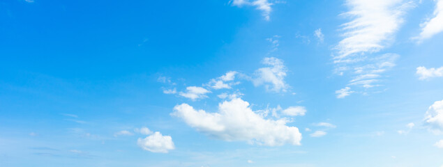 blue sky and clear background