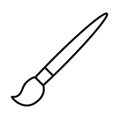 paint brush icon, line style