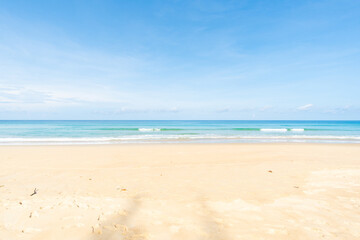 Naharn beach. Phuket, Thailand. Landscape beach sea in summer time
