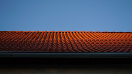red roof tiles