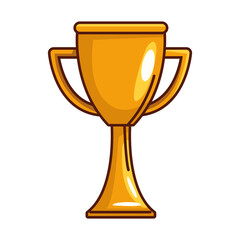 Isolated trophy icon vector design