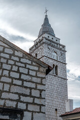 Fototapeta na wymiar Church of the Assumption of the Blessed Virgin Mary, Omisalj, Croatia