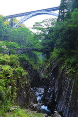 高千穂峡の自然と三つの高架橋