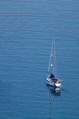 Fototapeta premium Sailing boats near the coast of Croatia