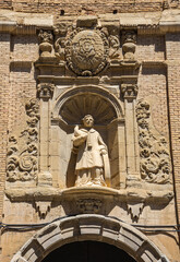 Obraz premium Church of San Vicente el Real in Huesca, Aragon, Spain