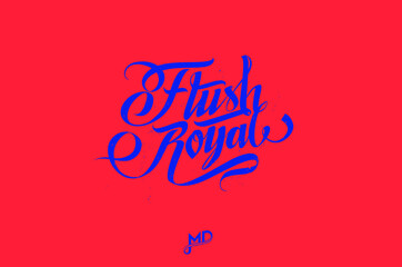 flush royal type