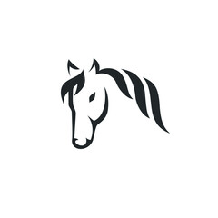 Naklejka premium Horse Vector Logo