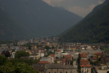 Bellinzona in der Schweiz 30.7.2020
