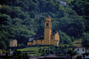 Kirche in Bellinzona in der Schweiz 30.7.2020