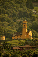 Kirche in Bellinzona in der Schweiz 30.7.2020