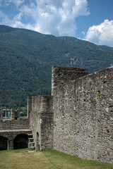 Castlegrande in Bellinzona in der Schweiz 30.7.2020