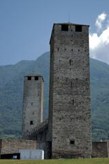 Castlegrande in Bellinzona in der Schweiz 30.7.2020