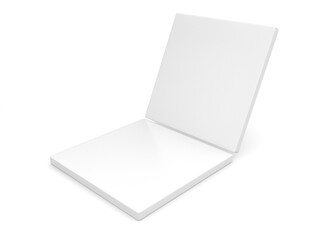 3D box on white background