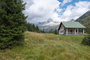 Landschaft an der Malga Breguzzo Italien Südtirol Trentino
