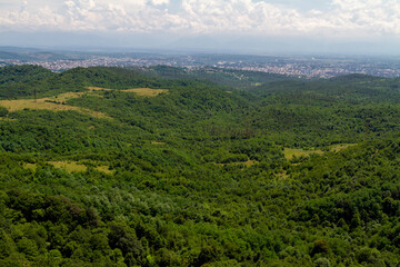 Fototapeta premium View from the observation deck in Sataplia Natural Reserve National Park