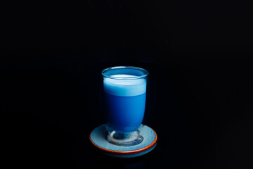 delicious food on black background