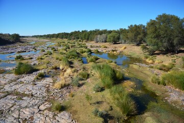 Fototapeta na wymiar Hardap Fluss in Namibia.