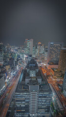 Fototapeta na wymiar 大阪駅前第三ビル展望台から