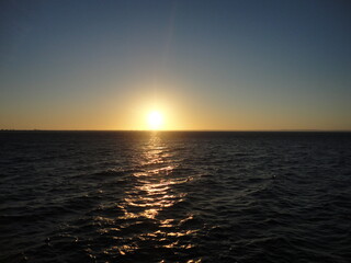 Fototapeta premium sunset over the sea