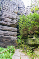 Adr&scaron;pach-Teplice Rocks in northeastern Bohemia, Czech Republic.
