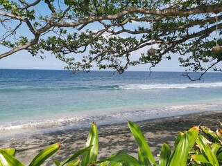 Beach view in Lombok Indonesia