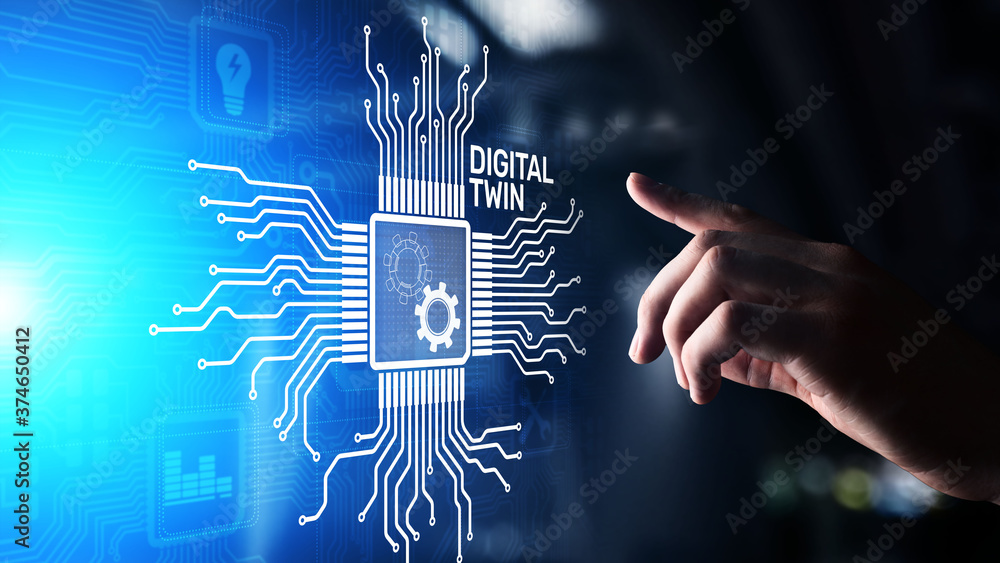 Poster digital twin business and industrial process modelling. innovation and optimisation.
