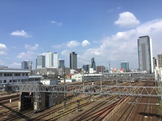 Skyscrapers around Nagoya Station in Aichi