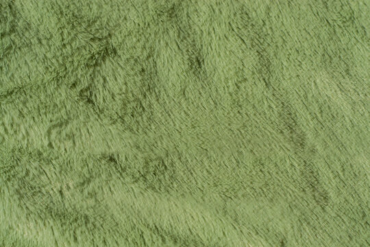 Fluffy soft soft green plaid, fabric, background