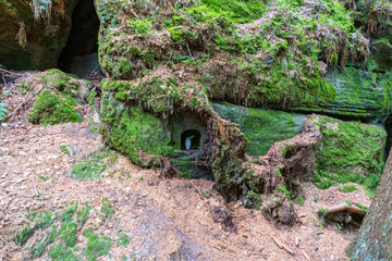 Adršpach-Teplice Rocks in northeastern Bohemia, Czech Republic.